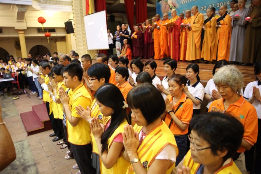 Seven religions namely Islam, Christianity, Hinduism, Taoism, Sikhism, Baha'i and Buddhism took part in an interfaith prayer event to pray for the families of the 298 people killed in the tragic crash of Malaysia Airlines flight MH17. u00e2u20acu2022 Picture by Choo 