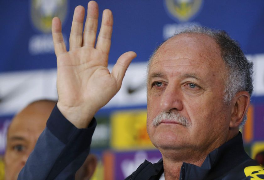 Brazil's coach Luiz Felipe Scolari gestures during a news conference in Teresopolis near Rio de Janeiro July 10, 2014. u00e2u20acu201d Reuters pic
