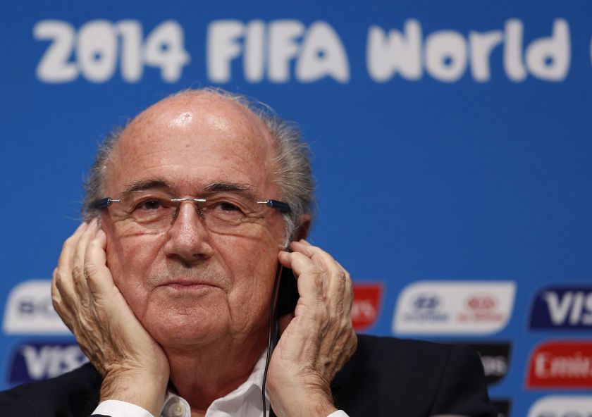 FIFA President Sepp Blatter attends a news conference at the Maracana stadium in Rio de Janeiro July 14, 2014. Blatter gave the World Cup in Brazil 9.25 marks out of 10. u00e2u20acu201d Reuters pic