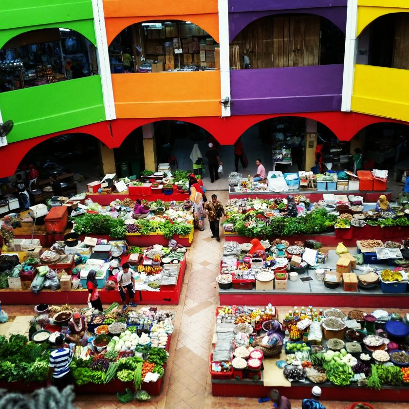 The iconic Pasar Siti Khadijah in Kota Baru, Kelantan. — Picture by Dyana Sofya