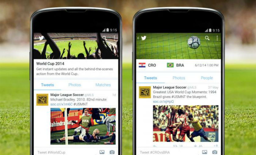 The Germany vs Brazil match hit new Tweet records. u00e2u20acu201d Image from Twitter's blog