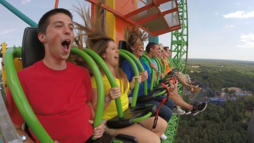 For 10 terrifying seconds, the worldu00e2u20acu2122s tallest drop ride will send riders down a hurtling descent equal to 41 storeys at speeds of up to 145 km an hour. u00e2u20acu2022 AFP pic