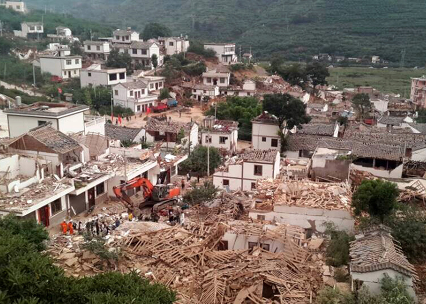 A magnitude 6.5 earthquake struck southwestern China today, killing at least 150 people in a remote mountainous area of Yunnan province, Aug 3, 2014. u00e2u20acu201d Reuters pic