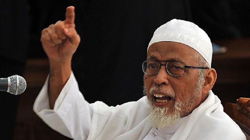 Jailed Indonesian militant cleric Abu Bakar Bashir. u00e2u20acu201d AFP pic