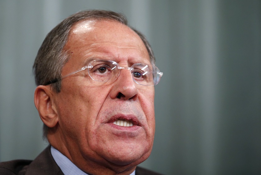 Russian Foreign Minister Sergei Lavrov speaks during a news conference after a meeting with his Iranian counterpart Javad Zarif in Moscow, August 29, 2014. u00e2u20acu201d Reuters pic