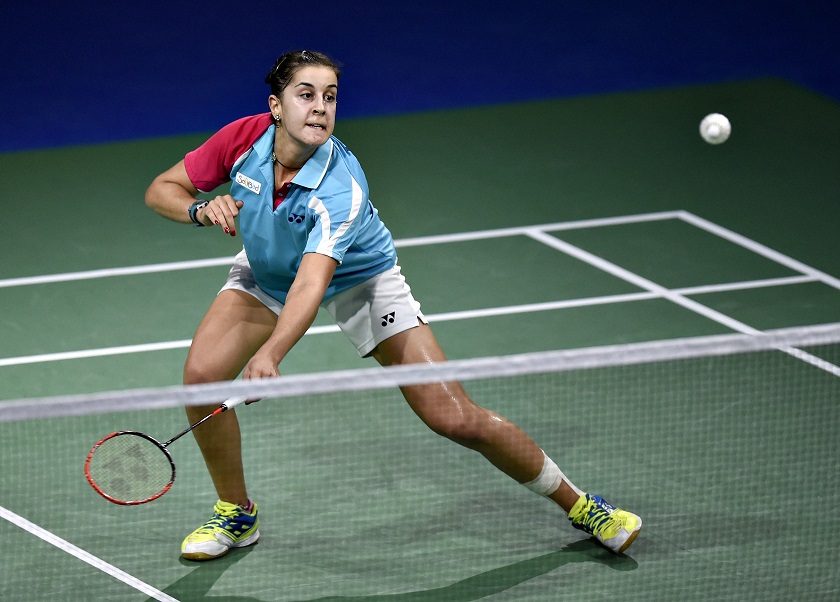 Spainu00e2u20acu02dcs Carolina Marin plays against Taiwanu00e2u20acu02dcs Tai Tzu Ying during their womenu00e2u20acu2122s singles quarter-final match at the Badminton World Championship in Copenhagen August 29, 2014. u00e2u20acu201d Reuters pic