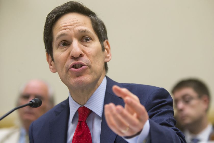 US Centers for Disease Control and Prevention Director Tom Frieden testifies about the Ebola crisis in West Africa at a hearing of a House Foreign Affairs subcommittee on Capitol Hill in Washington August 7, 2014 Reuters