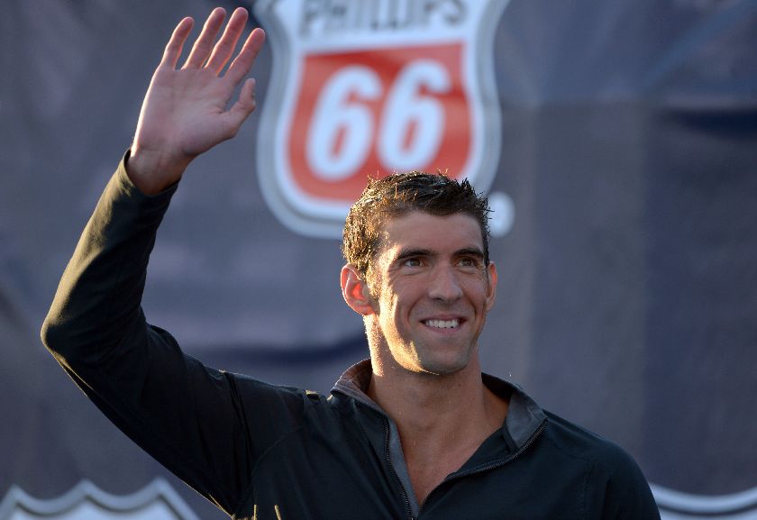 Michael Phelps after placing second in the 200m individual medley at the 2014 USA National Championships in Irvine, California. u00e2u20acu201d Reuters/USA TODAY Sports