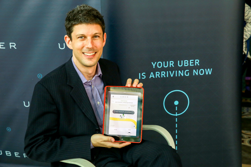 Regional General Manager of Uber Technologies in Southeast Asia Michael Brown poses at the launch of the UberX range, on August 6, 2014. u00e2u20acu201d Picture by Saw Siow Feng