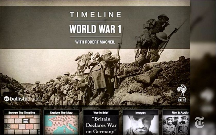 Kit Eaton reviews the three apps that will help you brush up on past events ranging from the Roman era to World War I. u00e2u20acu2022 NYT pic