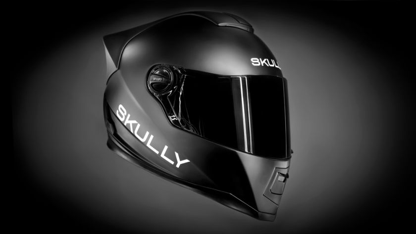 The Skully AR-1, the first augmented reality motorcycle helmet. u00e2u20acu201d AFP pic