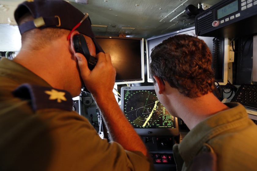 Israeli soldiers are seen in the control room of an Israeli Navy vessel in the Mediterranean sea August 1, 2014. u00e2u20acu201du00c2u00a0Reuters pic