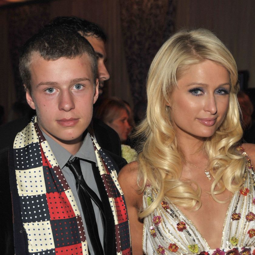 Conrad with sister Paris Hilton. u00e2u20acu201d File pic