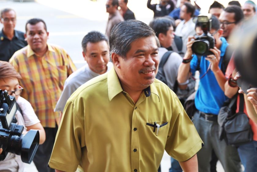 PAS Deputy President Mat Sabu arrives at the partyu00e2u20acu2122s headquarters, August 17, 2014. u00e2u20acu201d Picture by Saw Siow Feng