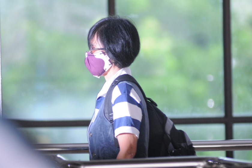 Chew Tok Hua one of the suspects of the controversial ‘Penang Nude Sports Game’ arrives at the Balik Pulau Magistrate’s Court August 28, 2014. — Picture by K.E. Ooi