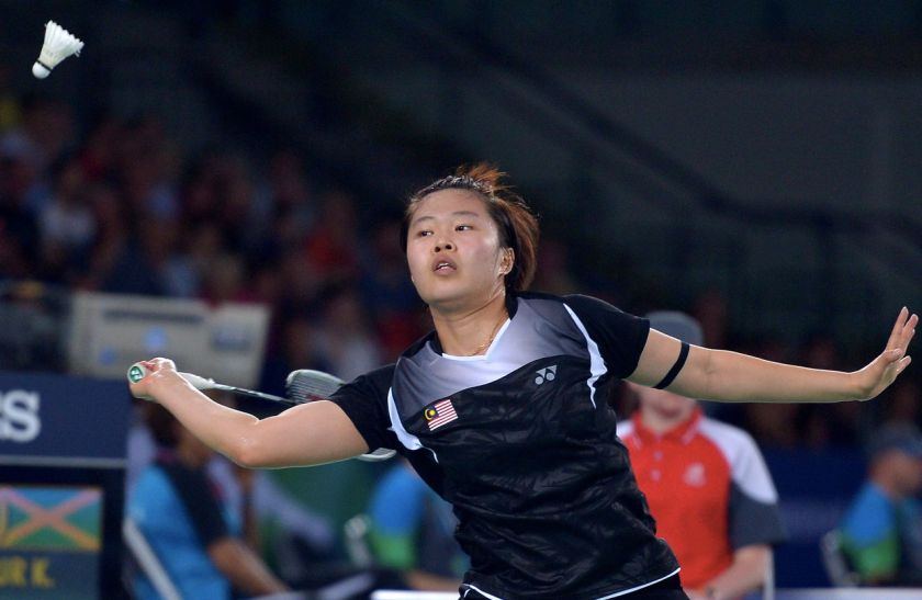Malaysian womenu00e2u20acu2122s single badminton player Tee Jing Yi was defeated by Kirsty Gilmour of Scotland in the Glasgow Commonwealth Games. u00e2u20acu2022 Bernama pic