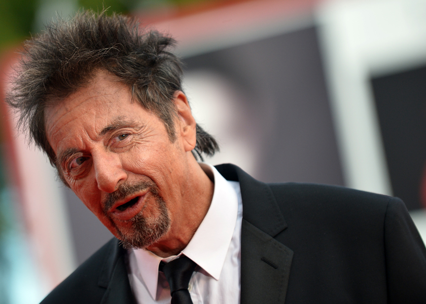 Al Pacino appears for the press conference for the launch of his new film in Toronto, Sept 8, 2014. u00e2u20acu201d AFP pic
