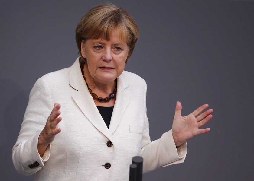 German Chancellor Angela Merkel speaks during the budget debate in the Bundestag, the lower house of parliament, in Berlin, September 10, 2014. u00e2u20acu201d Reuters pic