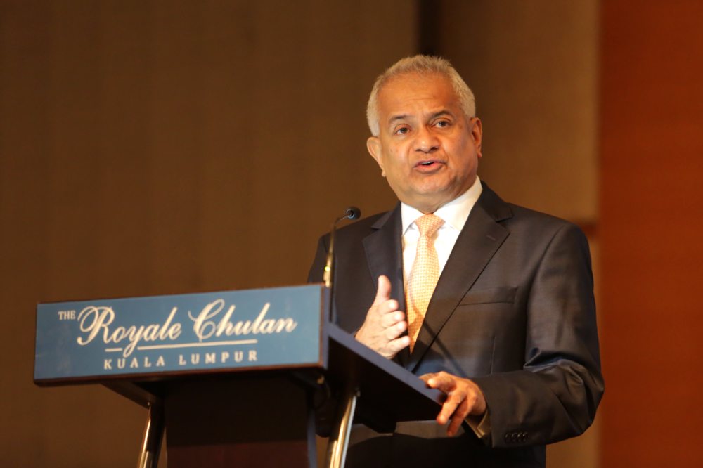 Tommy Thomas from Tommy Thomas and Partner at speaks during the  International Malaysian Law Conference in Kuala Lumpur, September 24, 2014. u00e2u20acu201d Picture by  Choo Choy May
