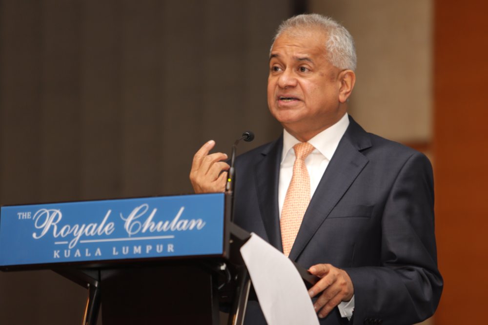 Tommy Thomas from Tommy Thomas and Partner at speaks during the  International Malaysian Law Conference in Kuala Lumpur, September 24, 2014. u00e2u20acu201d Picture by  Choo Choy May