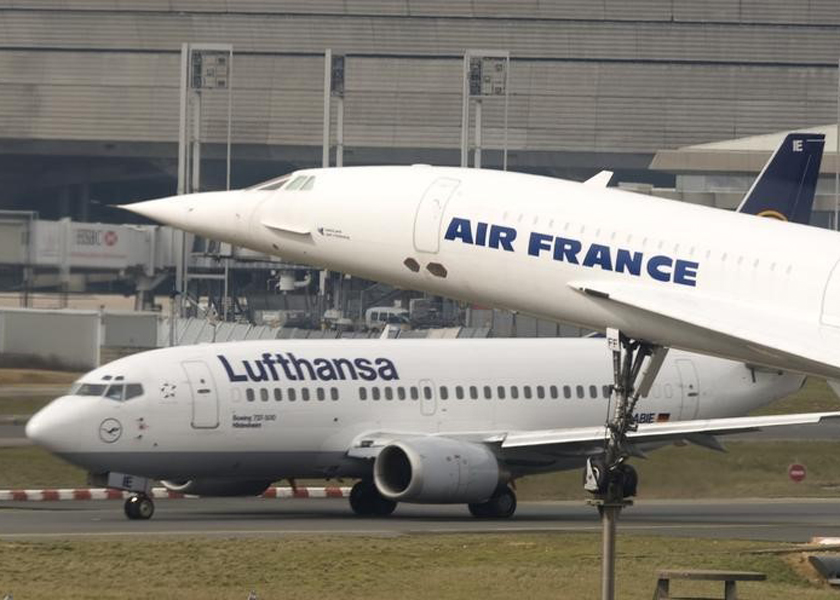 Lufthansa and Air France are now facing increasing pressure to compete head-on with budget airlines like Ryanair and EasyJet, Sept 28, 2014. u00e2u20acu201d Reuters pic