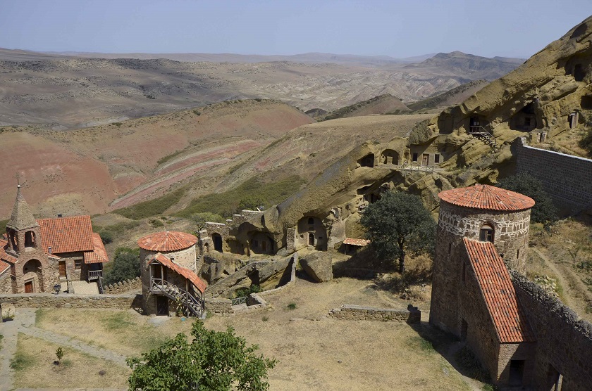 A general view of the 6th Century David Gareja cave monastery near the Azeri border, southeast of Tbilisi, September 6, 2014. u00e2u20acu201d Reuters pic