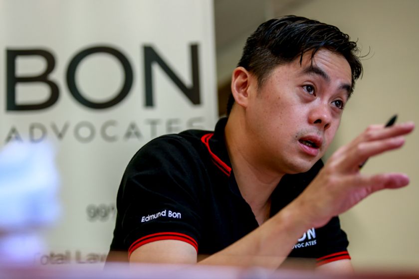 Edmund Bon speaks to Malay Mail Online at his office in Kuala Lumpur on September 18. u00e2u20acu201d Picture by Saw Siow Feng
