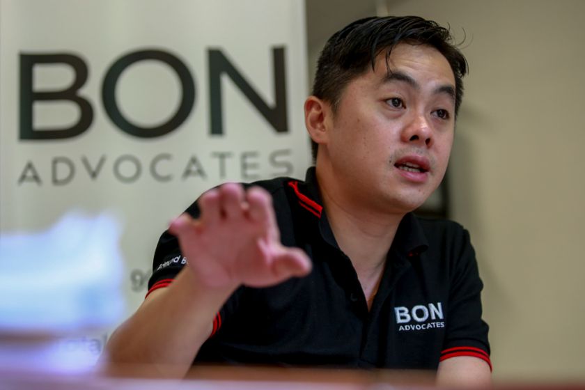 Edmund Bon speaks to Malay Mail Online at his office in Kuala Lumpur on September 18. u00e2u20acu201d Picture by Saw Siow Feng