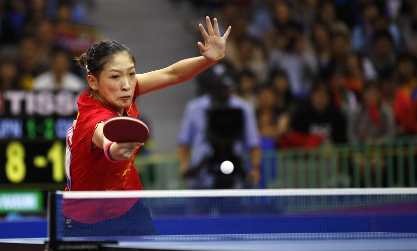 Chinau00e2u20acu2122s Liu Shiwen returns a shot against Japanu00e2u20acu2122s Kasumi Ishikawa during their womenu00e2u20acu2122s team gold medal table tennis match at Suwon Gymnasium, during the 17th Asian Games in Incheon, September 30, 2014. u00e2u20acu201d Reuters pic