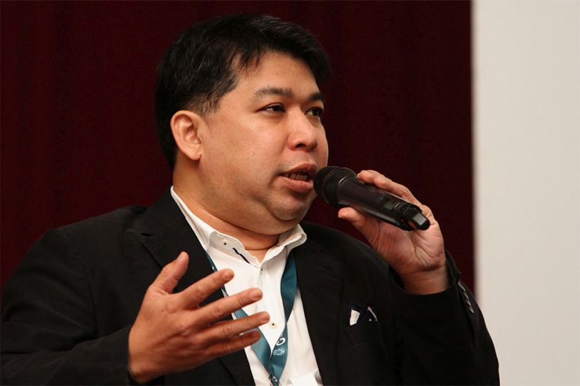 Jahabar Sadiq gives a speech at a Human Rights Conference at the International Malaysia Law Conference in Kuala Lumpur, September 25, 2014. u00e2u20acu201d Picture by Yusof Mat Isa