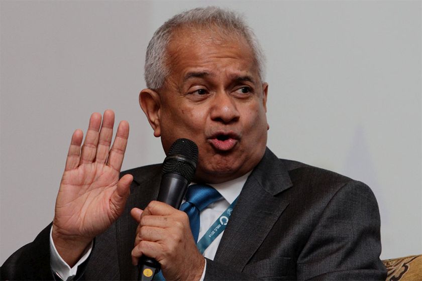 Tommy Thomas gives a speech at the International Malaysia Law Conference in Kuala Lumpur, September 25, 2014. u00e2u20acu201d Picture by Yusof Mat Isa