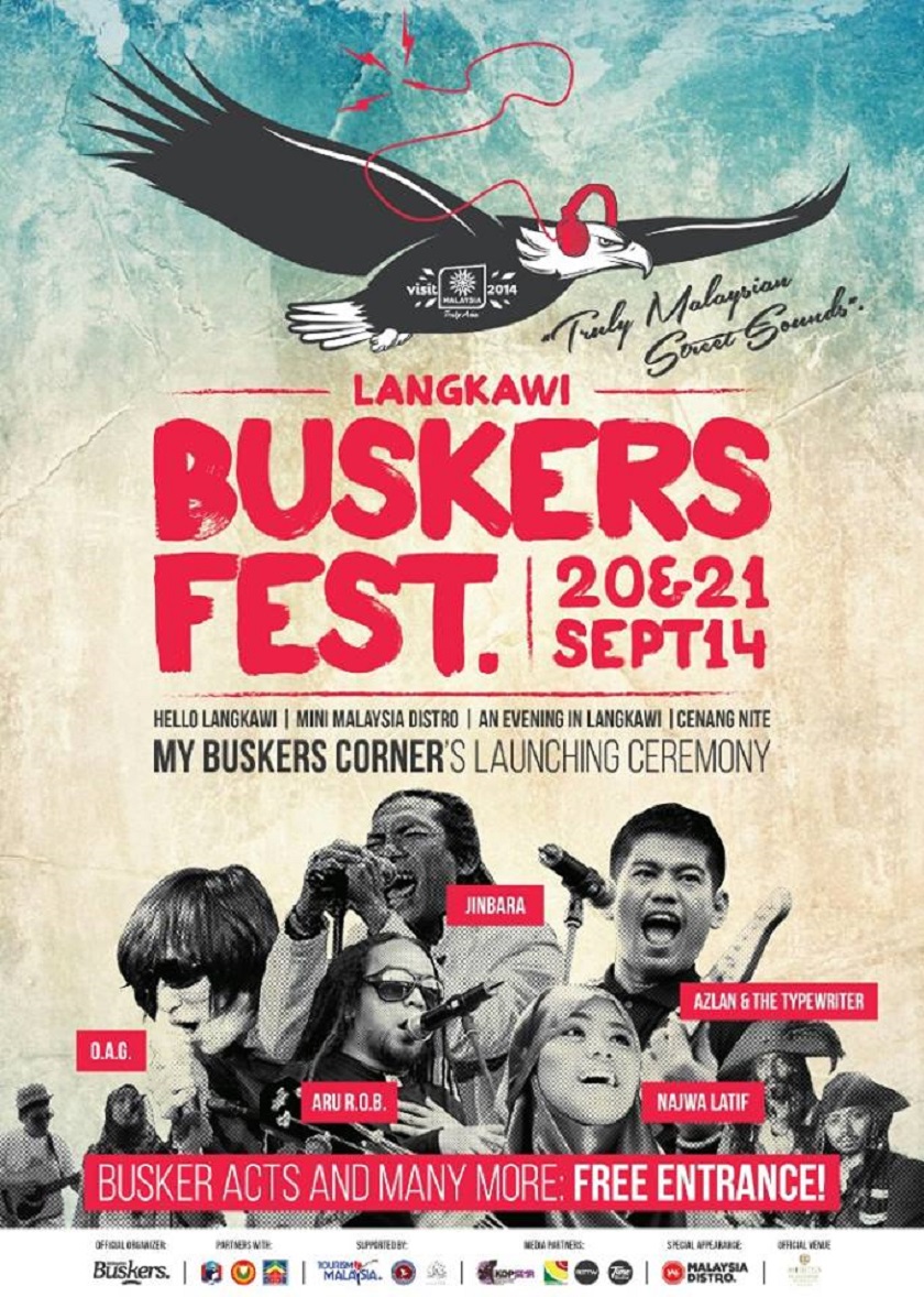 Langkawi Buskers Festival 2014 (LBF 2014 ) ini dianjurkan secara ekslusif oleh Malaysian Buskers Club (MYBC) dengan kerjasama dan sokongan dari Lembaga Pembangunan Langkawi (LADA ), Kementerian Kesejahteraan Bandar, Perumahan dan Kerajaan Tempatan, Sekretariat Visit Malaysia Year 2014, Kerajaan Negeri Kedah dan Agensi Dadah Kebangsaan (AADK).
