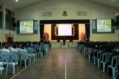 Picture of MRSM Langkawi's school hall. — Facebook pic
