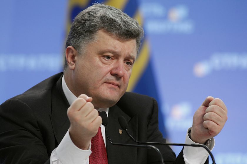 Ukraineu00e2u20acu2122s President Petro Poroshenko speaks to the media during a news conference in Kiev, September 25, 2014. u00e2u20acu201d Reuters pic
