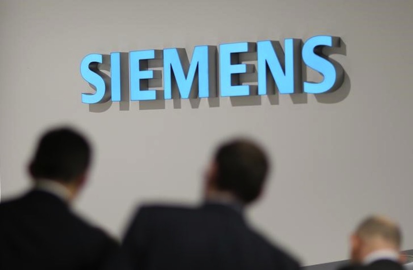 The Siemens logo is seen during the IFA Electronics show in Berlin September 4, 2014.  u00e2u20acu201d Reuters pic