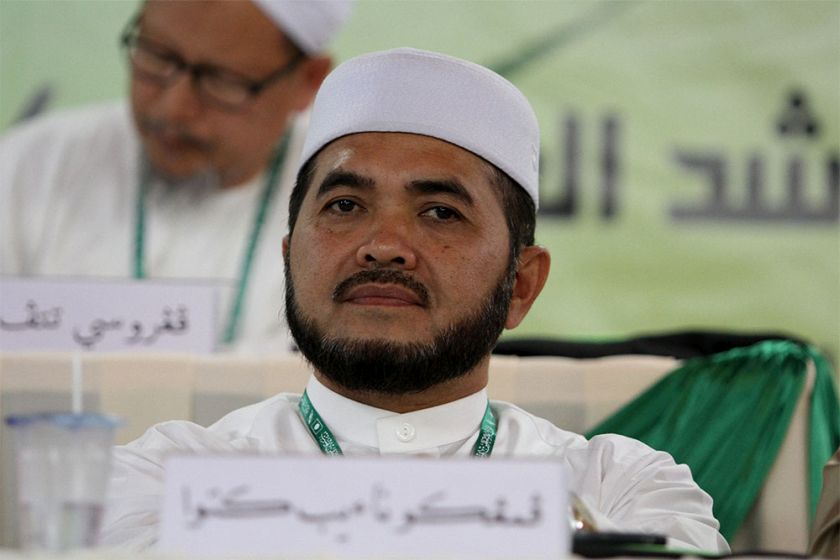 Election Director, Datuk Nik Muhammad Zawawi Salleh during the PAS Youth Wing Muktamar held at the IOI Palm Villa in Kulaijaya, September 17, 2014. u00e2u20acu201d Picture by Yusof Mat Isa