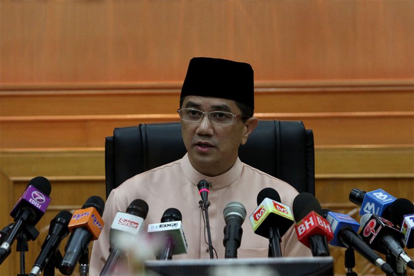 New Selangor mentri besar Azmin Ali has unveiled his 10-man executive council line-up. u00e2u20acu2022 Picture by Yusof Mat Isa