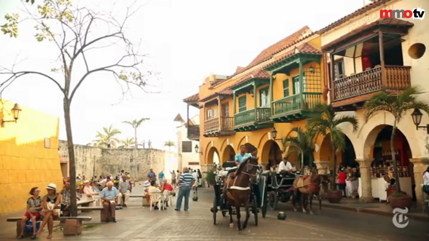 This New York Times' video screenshow shows Cartagena or Cartagena de Indias, one of the most colourful and historic cities in Colombia.