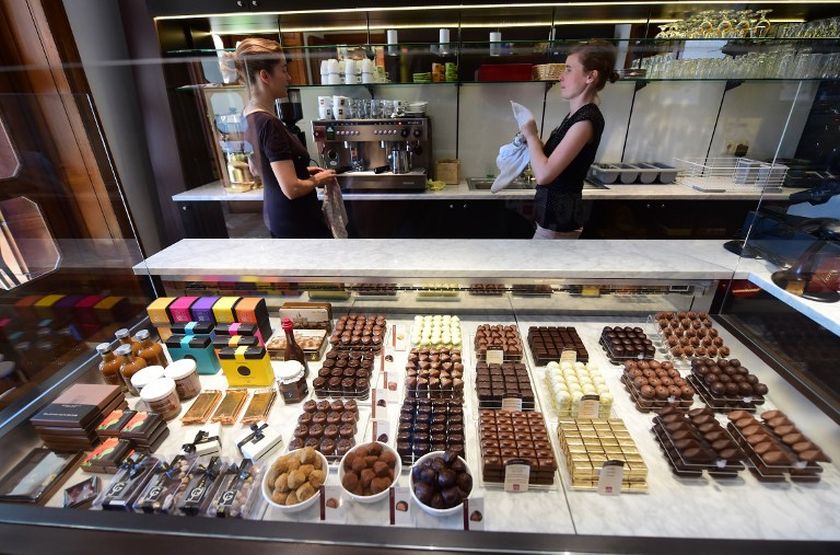 Chocolate creations are on display during a preview of the Belgium Chocolate Village, a museum dedicated to Belgium's chocolate-making history, in Brussels, on September 19, 2014. u00e2u20acu201d AFP pic