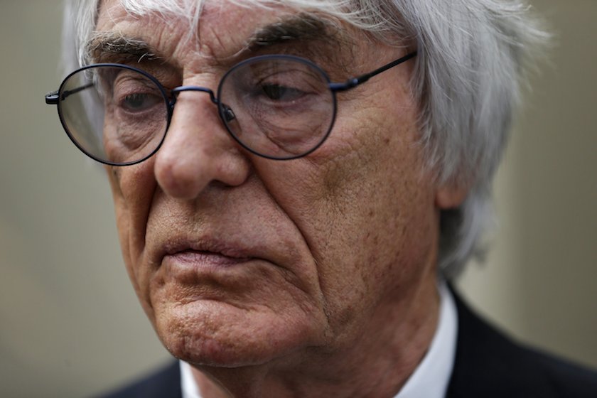 Formula One commercial supremo Bernie Ecclestone looks on as he attends an event at a hotel ahead of the Singapore F1 Grand Prix, in Singapore September 18, 2014. u00e2u20acu201d Reuters pic