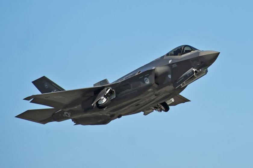File photo of a F-35A Lightning II Joint Strike Fighter on a training sortie in Florida. u00e2u20acu201d Reuters pic