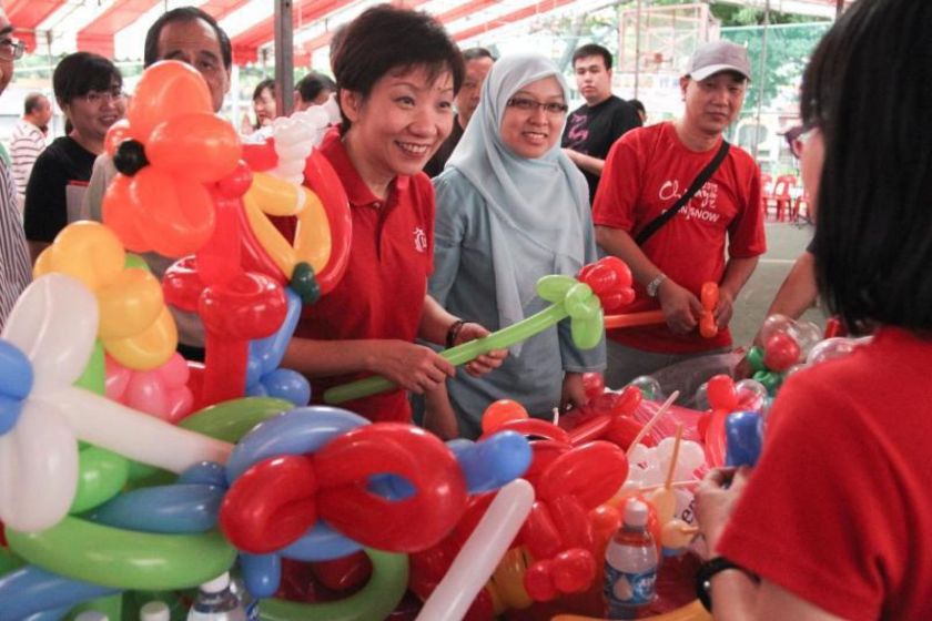 Singapore Minister in the Prime Minister's Office Grace Fu visits the Land Transport Authority September 22, 2014. u00e2u20acu201d TODAY picn