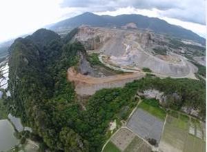 A view of Gunung Kanthan, Perak by Ong Poh Teck, courtesy of the Malaysian Nature Society.