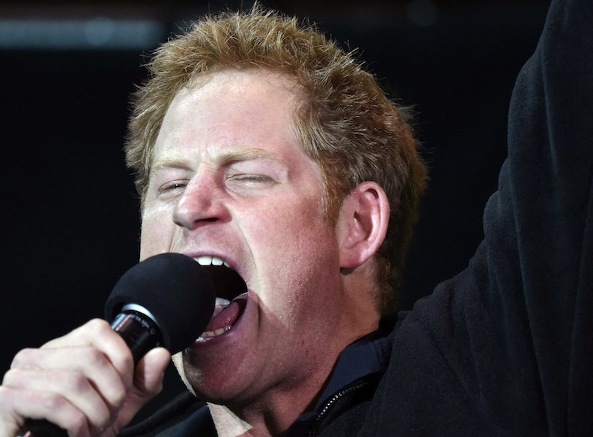 Britain's Prince Harry delivers a speech on stage during the closing ceremony for the Invictus Games at the Olympic Park in east London, September 14, 2014. u00e2u20acu201d Reuters pic
