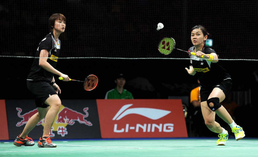 Glasgow Commonwealth Games gold medallists Vivian Hoo and Woon Khe Wei. u00e2u20acu201d Bernama pic 