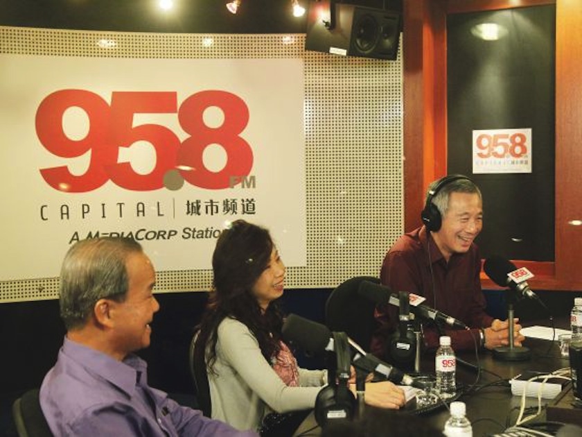 Lee on u00e2u20acu02dcliveu00e2u20acu2122 radio at Capital 95.8FM.u00c2u00a0u00e2u20acu201d Today pic
