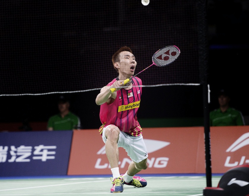 Datuk Lee Chong Wei plays against China's Chen Long in their men's singles final at the Badminton World Championship in Copenhagen August 31, 2014. u00e2u20acu201d Reuters pic