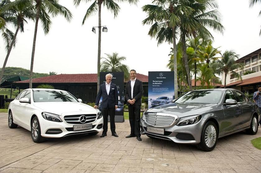 Roland Folger (left), president and CEO, Mercedes-Benz Malaysia and Kai Schlickum at the C Class launch. u00e2u20acu201d picture courtesy of Mercedes Benz.n