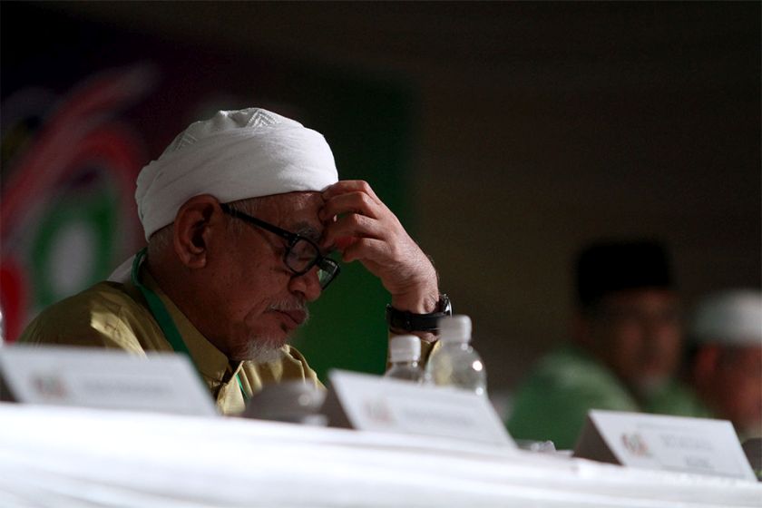 PAS president Datuk Seri Abdul Hadi Awang at the PAS 60th Muktamar in Batu Pahat, September 18, 2014. u00e2u20acu2022 Picture by Yusof Mat Isa