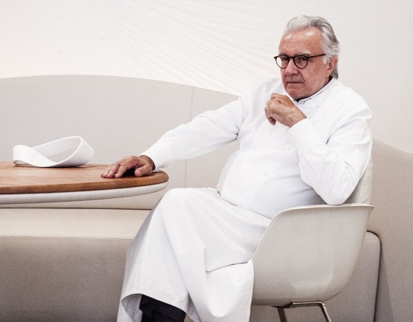 Alain Ducasse, chef at the Plaza Athu00c3u00a9nu00c3u00a9e, is reopening his restaurant with a new focus on naturalness. u00e2u20acu201d Picture courtesy of Pierre Monetta